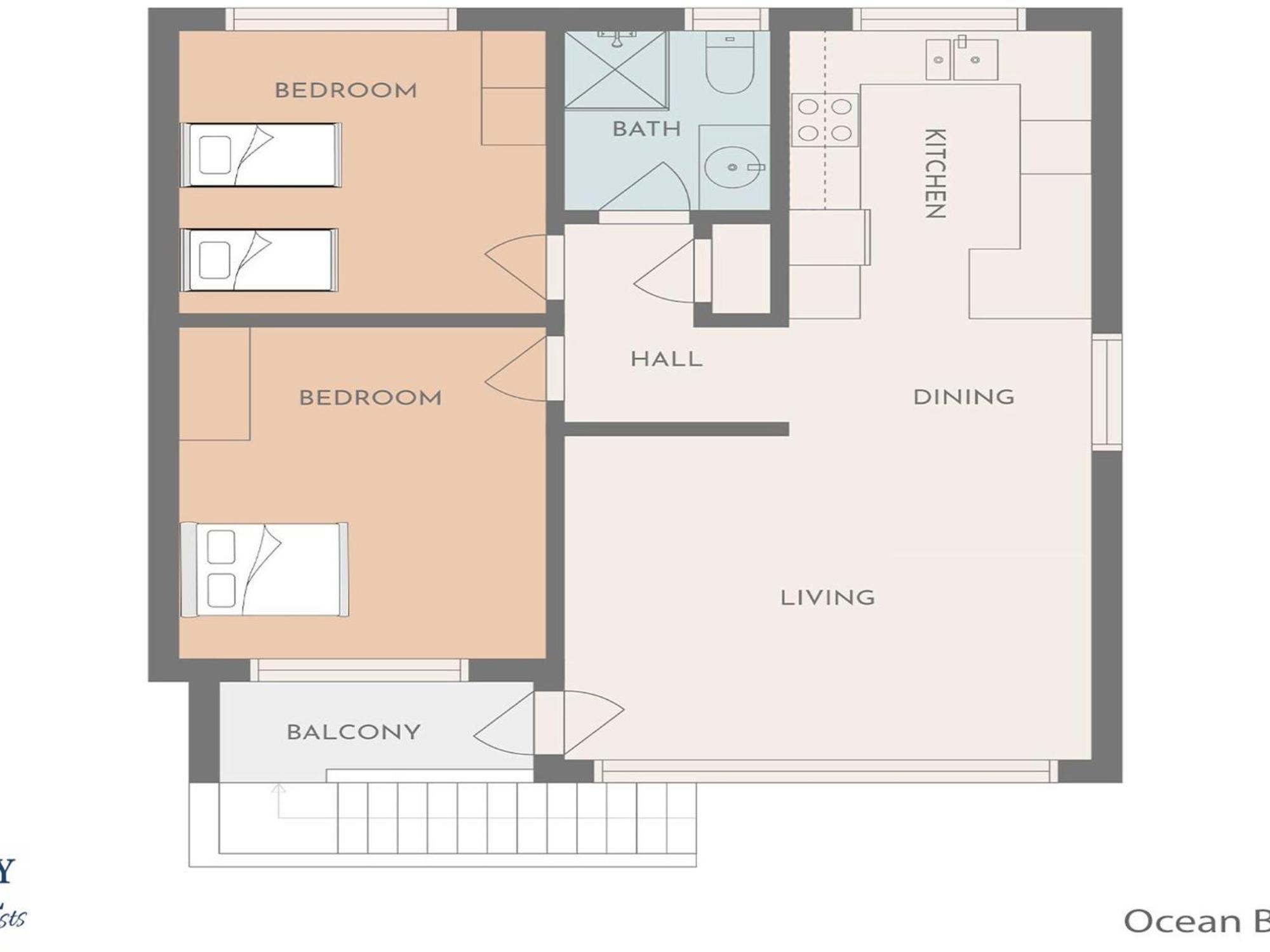 Apartment Ocean Blue Four Currarong